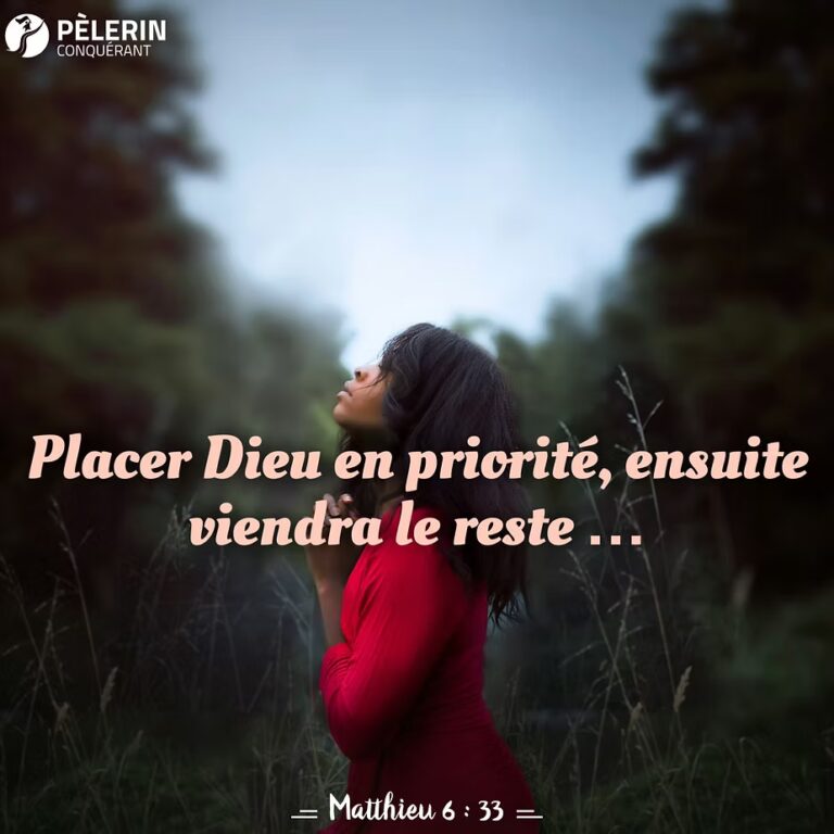 Dieu avant tout